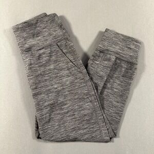 Lululemon Jogger Pants Womens 4 Gray High Rise Tapered Pockets Athletic Yoga